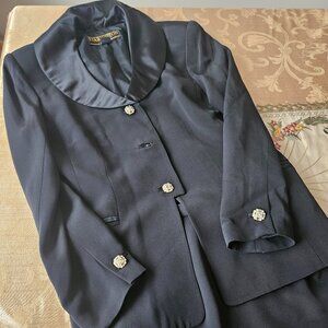 Vintage 1980s Black Suit